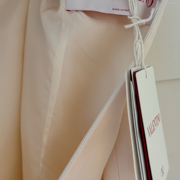 NWT VALENTINO Off-White Crystal Star Wool Crepe Minidress, size 48 - Picture 3 of 7